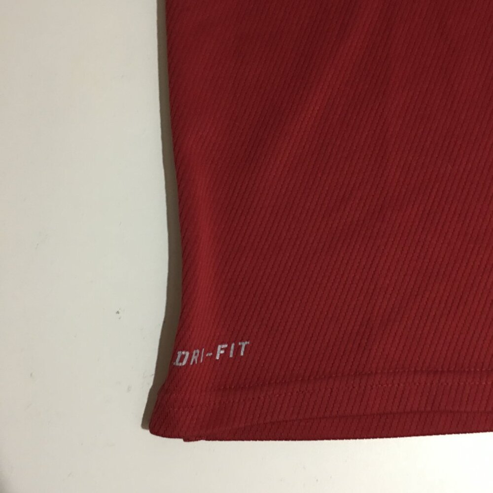 Oklahoma Sooners Nike Dri Fit Medium Polo Shirt Red Mens - Picture 2 of 9